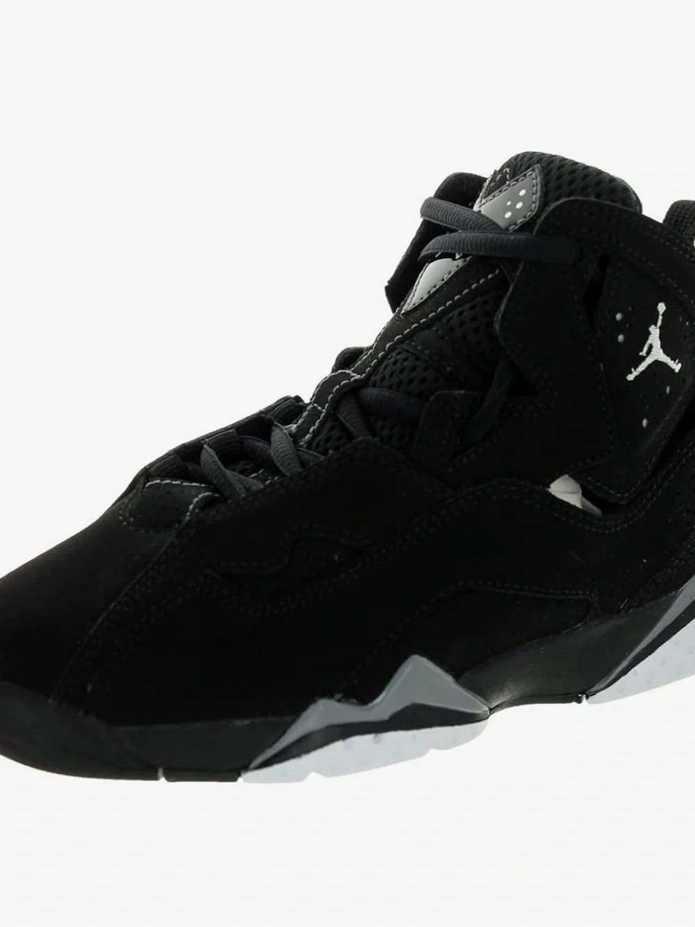 Nike Jordan True Flight boys' Black and White High-Top Sneakers size 1